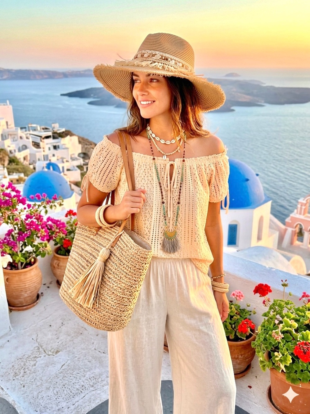 Cottagecore Eyelet semi sheer Peasant blouse w prairie vacay beach vibe